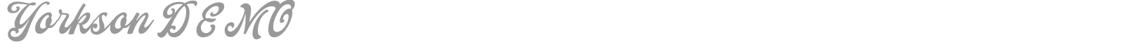 Yorkson font preview